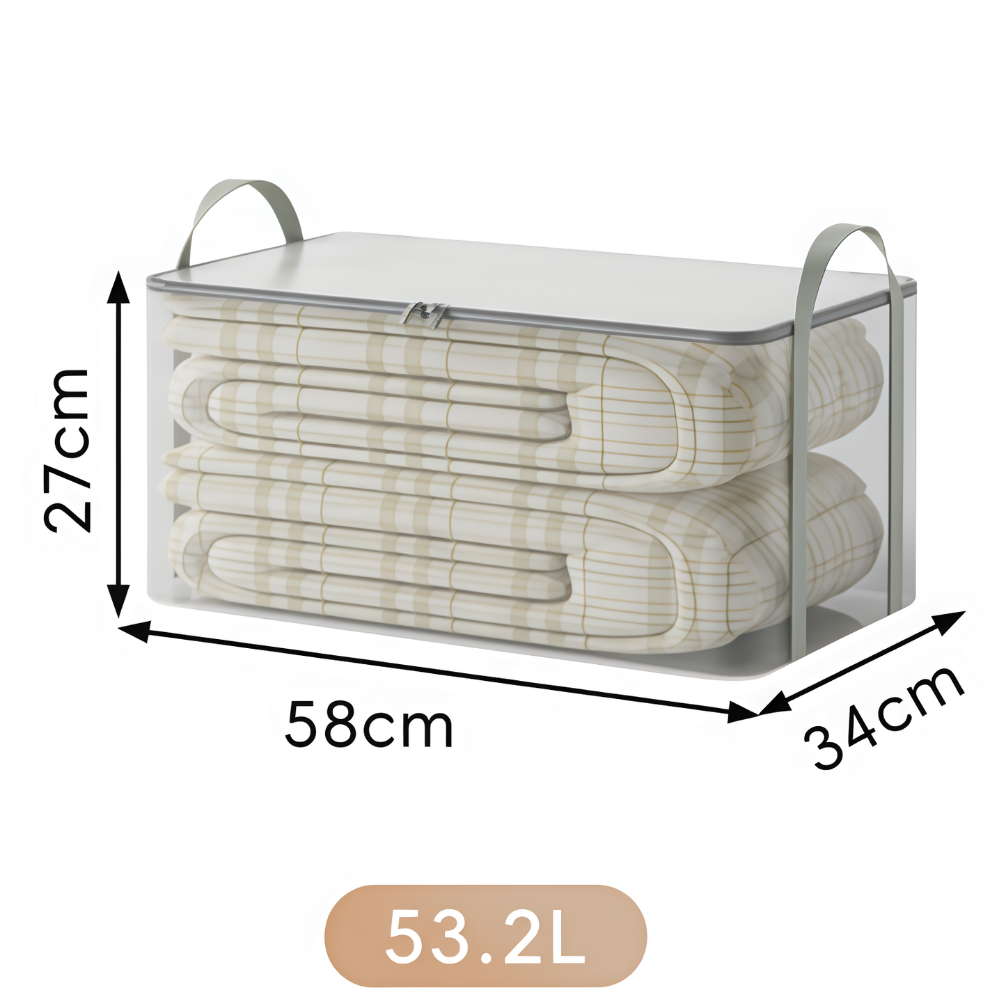 ClearView Heavy-Duty Storage Organizer Bag