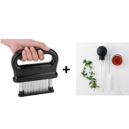 Meat Tenderizer with 48 Stainless Steel Blades