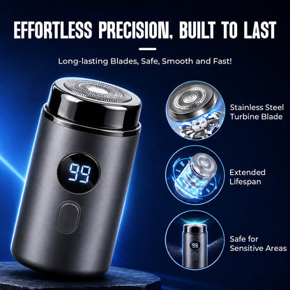 🔥 EXCLUSIVE 70% OFF + 🎁 2026 Upgraded Portable Men's Electric Shaver ⚡Full-Body Grooming |9,900RPM Motor |Smart LED Display