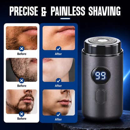 🔥 EXCLUSIVE 70% OFF + 🎁 2026 Upgraded Portable Men's Electric Shaver ⚡Full-Body Grooming |9,900RPM Motor |Smart LED Display