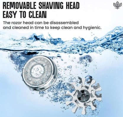 EXCLUSIVE 70% OFF + 🎁🪒 2026 Upgraded Mini-Shave Portable Electric Shaver | 2M+ Sold Worldwide🏆9,900RPM Power | LED Battery Display | IPX7 Wet & Dry Use