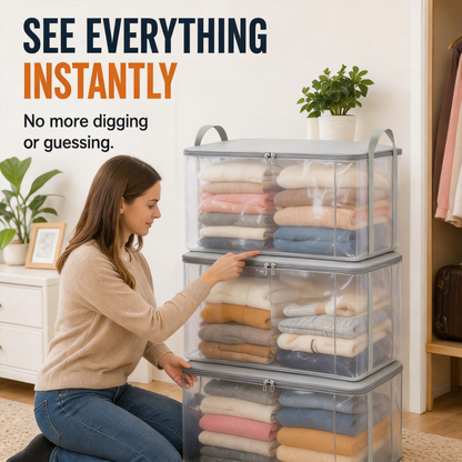 ClearView Heavy-Duty Storage Organizer Bag