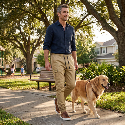 Men’s Casual Cargo Trousers