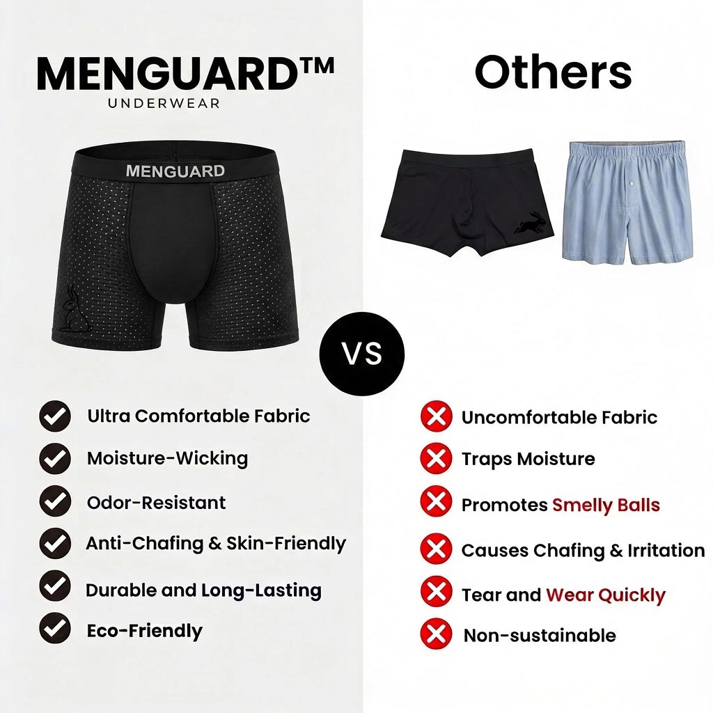 EXCLUSIVE 80% OFF 🔥2026 Premium IceSilk Leakproof Boxer Briefs 💧 Up to 300mL Absorbency | Cooling IceSilk Comfort