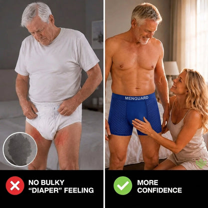 EXCLUSIVE 80% OFF 🔥2026 Premium IceSilk Leakproof Boxer Briefs 💧 Up to 300mL Absorbency | Cooling IceSilk Comfort