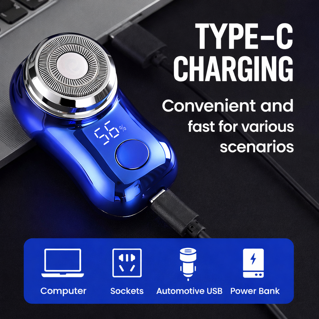 Mini-Shave Portable Electric Shaver
