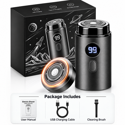 🔥 EXCLUSIVE 70% OFF + 🎁 2026 Upgraded Portable Men's Electric Shaver ⚡Full-Body Grooming |9,900RPM Motor |Smart LED Display