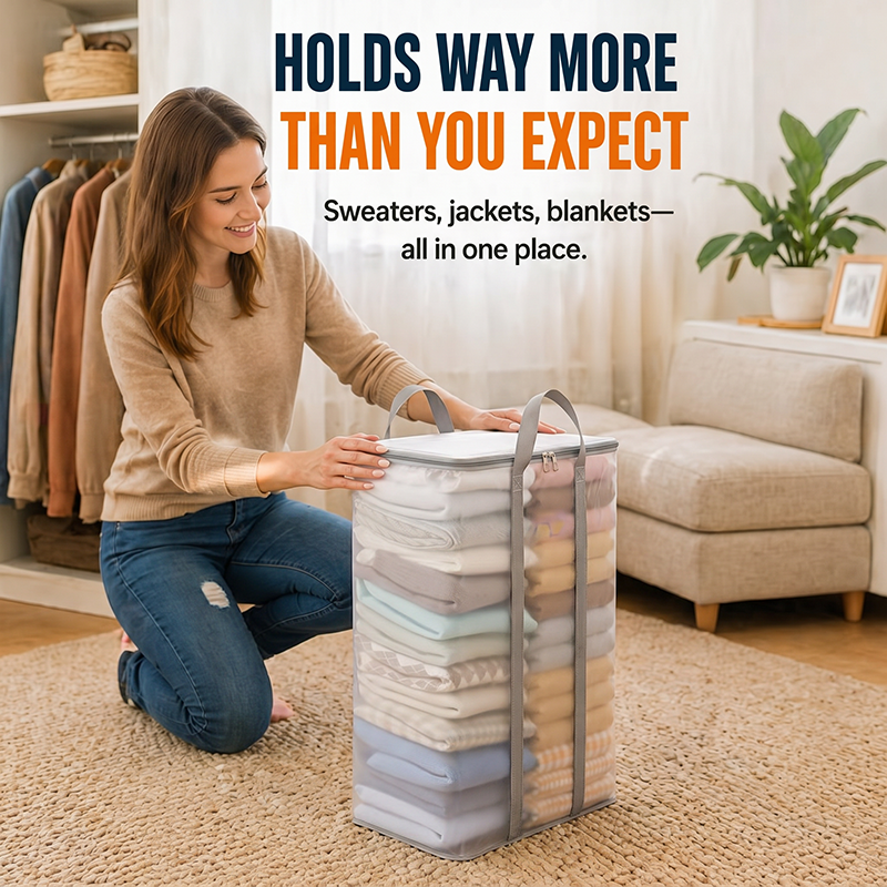 ClearView Heavy-Duty Storage Organizer Bag