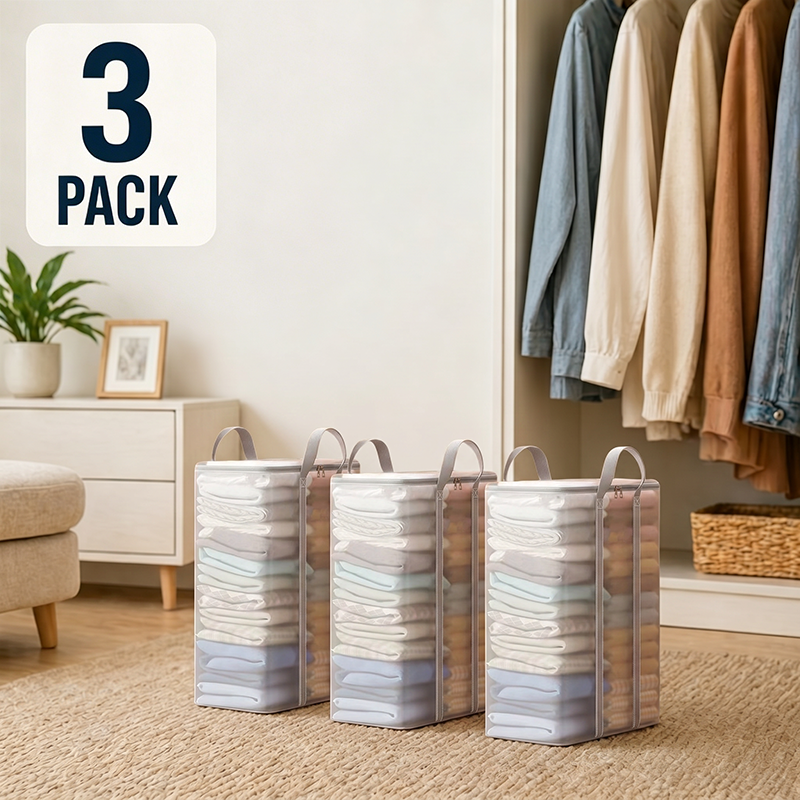 ClearView Heavy-Duty Storage Organizer Bag