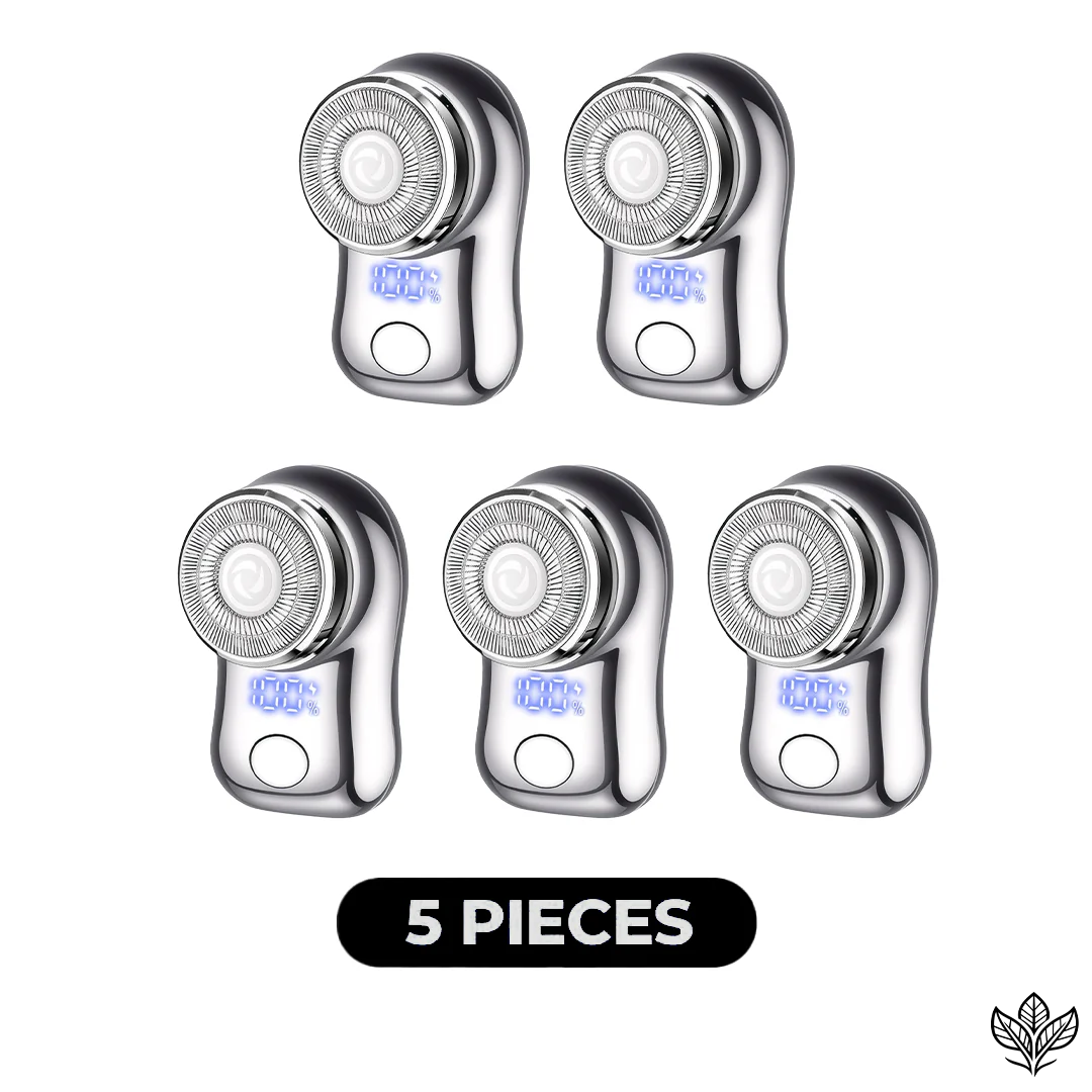 EXCLUSIVE 70% OFF + 🎁🪒 2026 Upgraded Mini-Shave Portable Electric Shaver | 2M+ Sold Worldwide🏆9,900RPM Power | LED Battery Display | IPX7 Wet & Dry Use