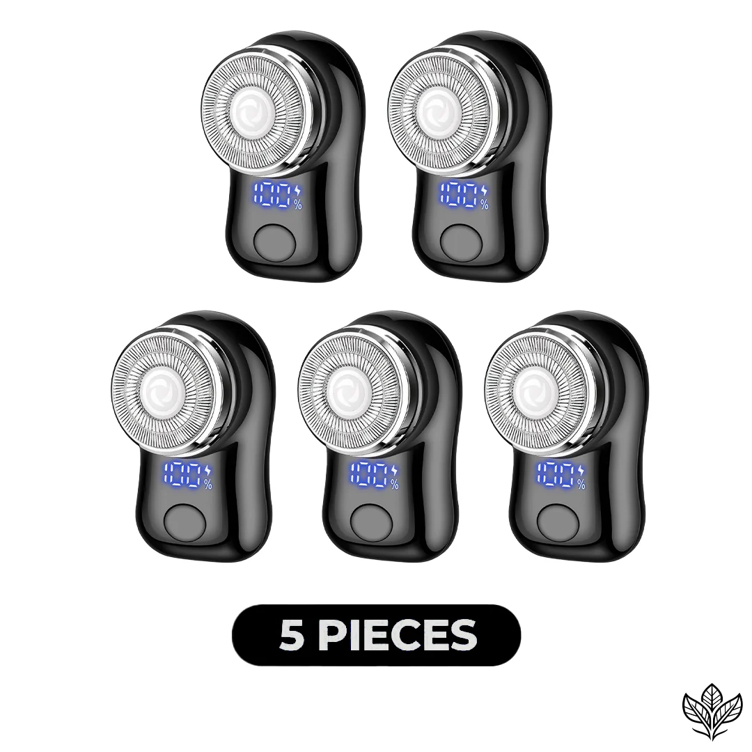 EXCLUSIVE 70% OFF + 🎁🪒 2026 Upgraded Mini-Shave Portable Electric Shaver | 2M+ Sold Worldwide🏆9,900RPM Power | LED Battery Display | IPX7 Wet & Dry Use