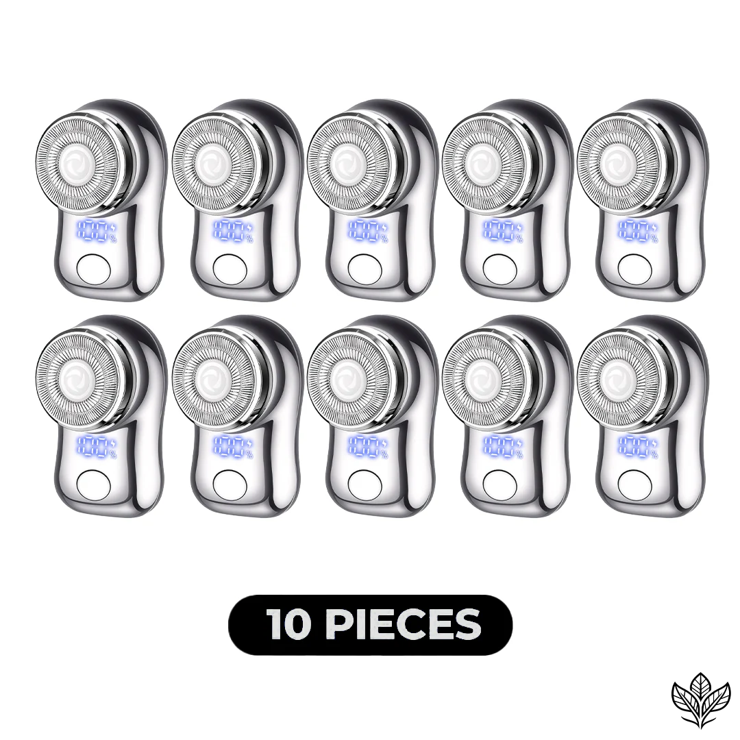 EXCLUSIVE 70% OFF + 🎁🪒 2026 Upgraded Mini-Shave Portable Electric Shaver | 2M+ Sold Worldwide🏆9,900RPM Power | LED Battery Display | IPX7 Wet & Dry Use