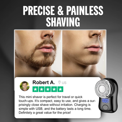 Mini-Shave Portable Electric Shaver