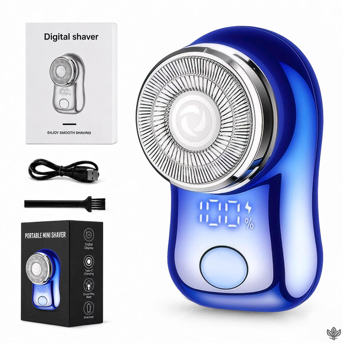 EXCLUSIVE 70% OFF + 🎁🪒 2026 Upgraded Mini-Shave Portable Electric Shaver | 2M+ Sold Worldwide🏆9,900RPM Power | LED Battery Display | IPX7 Wet & Dry Use