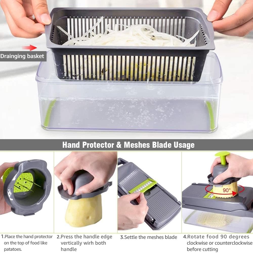 Multi-function vegetable cutter