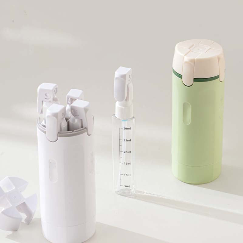4-in-1 Travel Dispenser Bottles