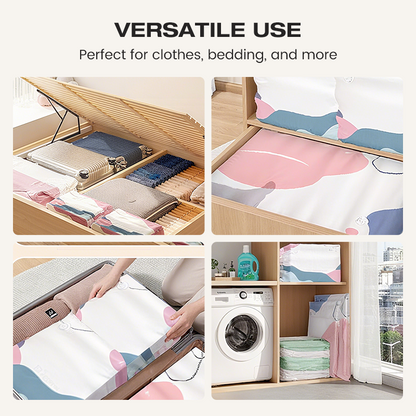 Pump-Free Vacuum Compression Bags, Large Size
