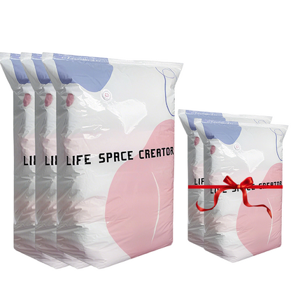 Pump-Free Vacuum Compression Bags, Large Size