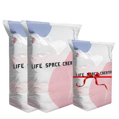 Pump-Free Vacuum Compression Bags, Large Size