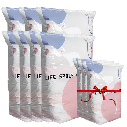 Pump-Free Vacuum Compression Bags, Large Size