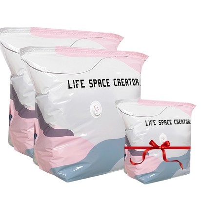 Pump-Free Vacuum Compression Bags, Large Size