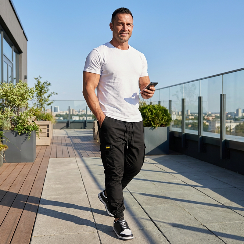 Men’s Casual Cargo Trousers